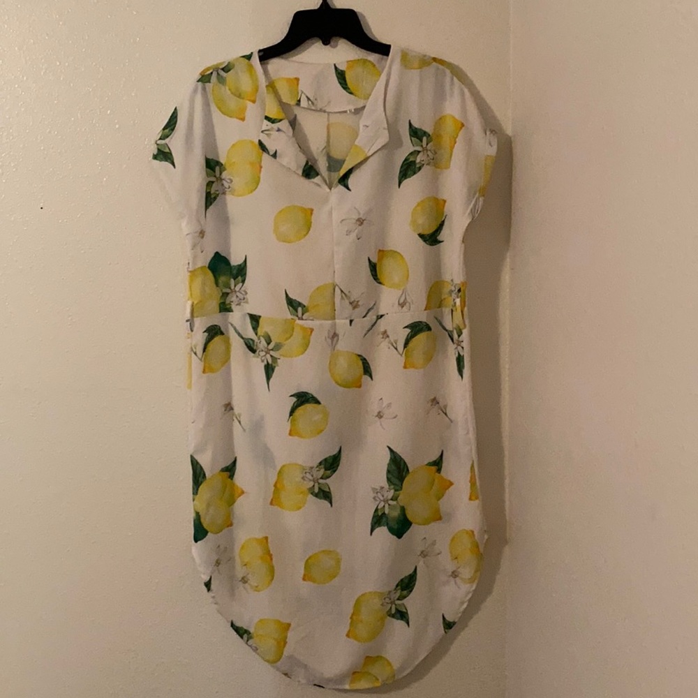Lemon 🍋 and flower dress